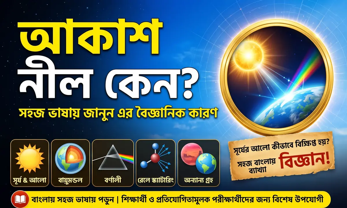 আকাশ নীল কেন? সহজ ভাষায় জানুন এর বৈজ্ঞানিক কারণ | Why Is the Sky Blue?