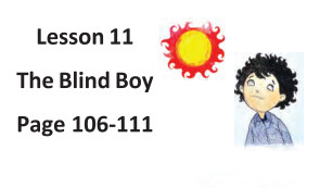 Lesson 11: The Blind Boy