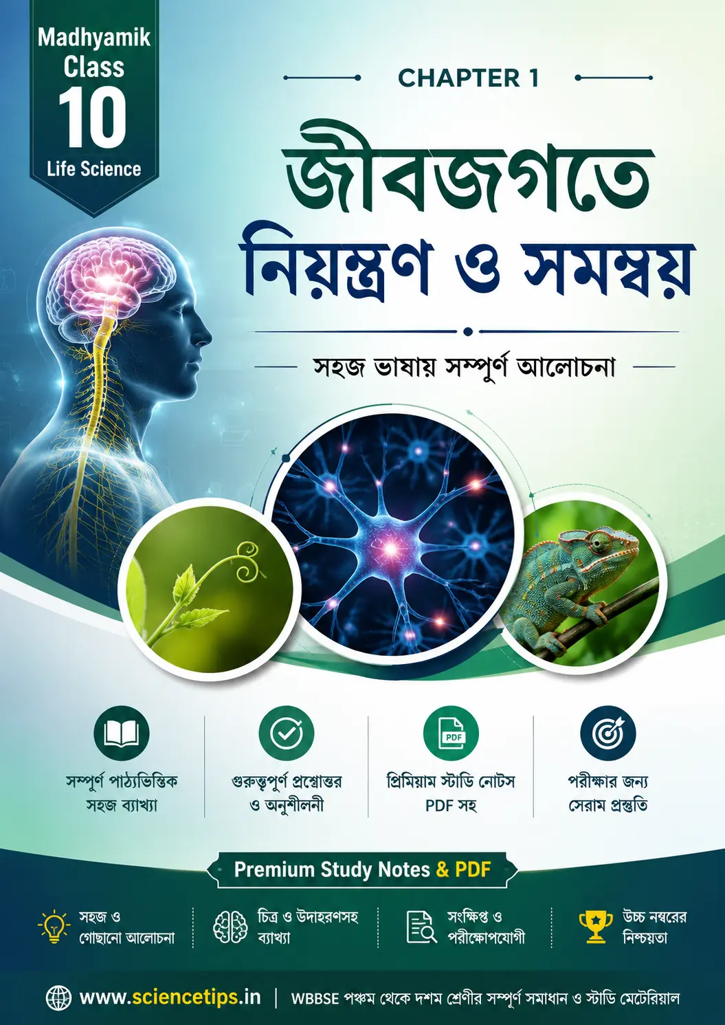 Life Science Chapter 1 Notes (জীবজগতে নিয়ন্ত্রণ ও সমন্বয়) Thumbnail