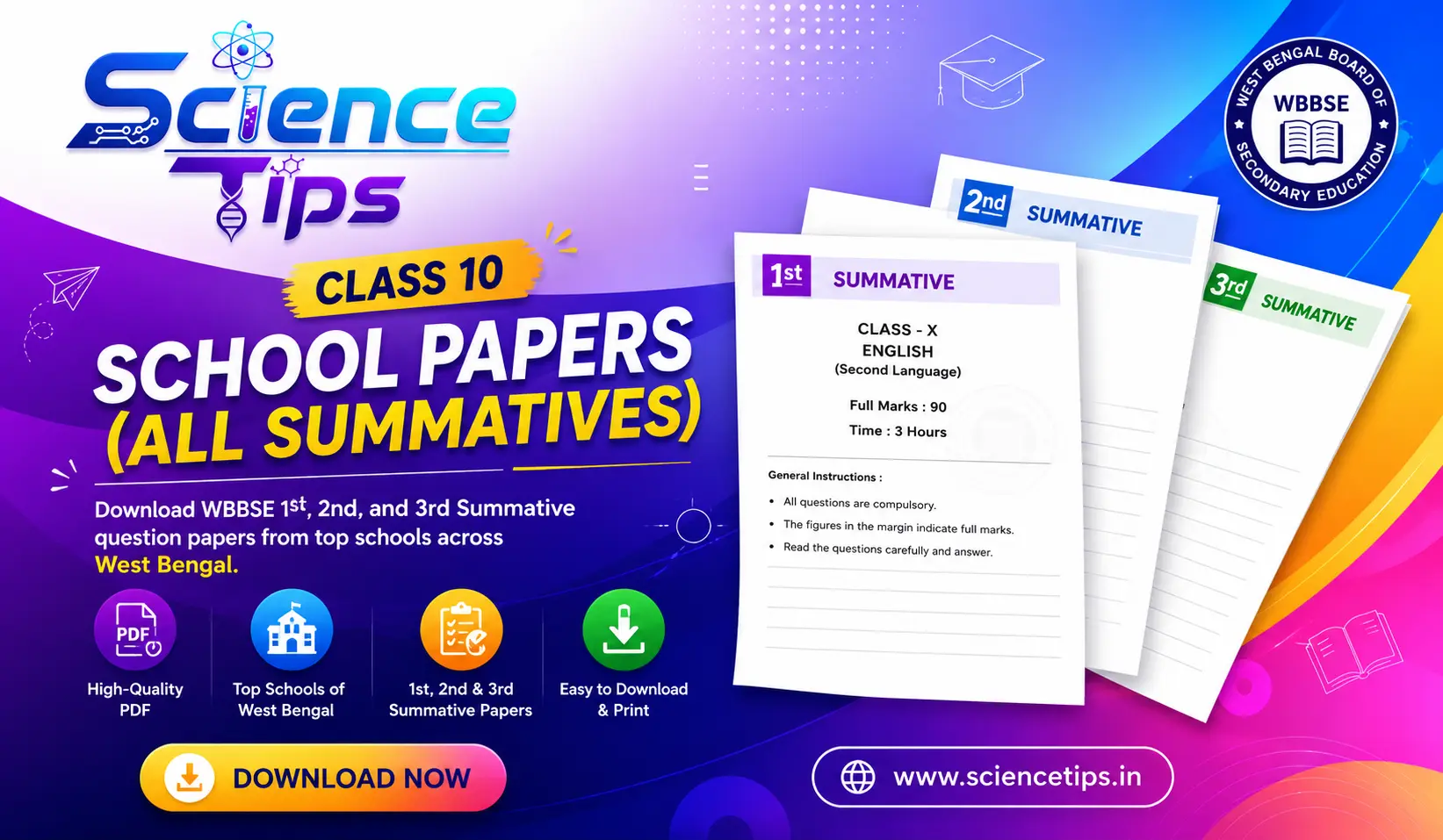 Class 10 - Madhyamik PYQ & School Papers