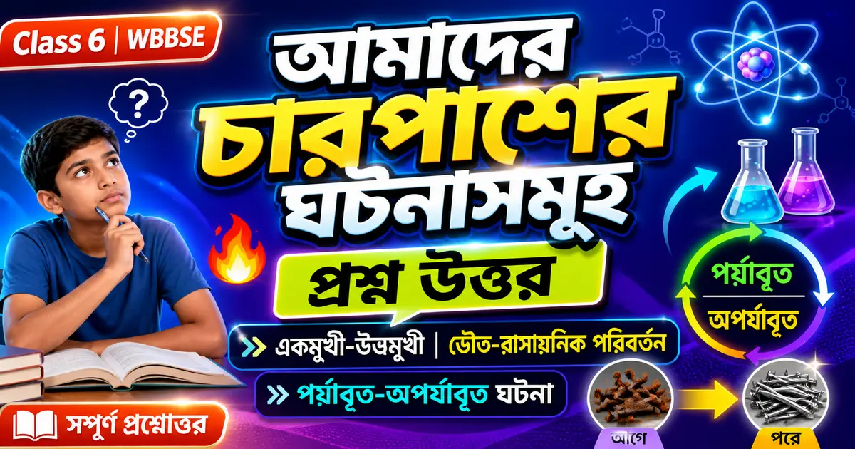 আমাদের চারপাশের ঘটনাসমূহ - Class 6 Poribesh Chapter 2