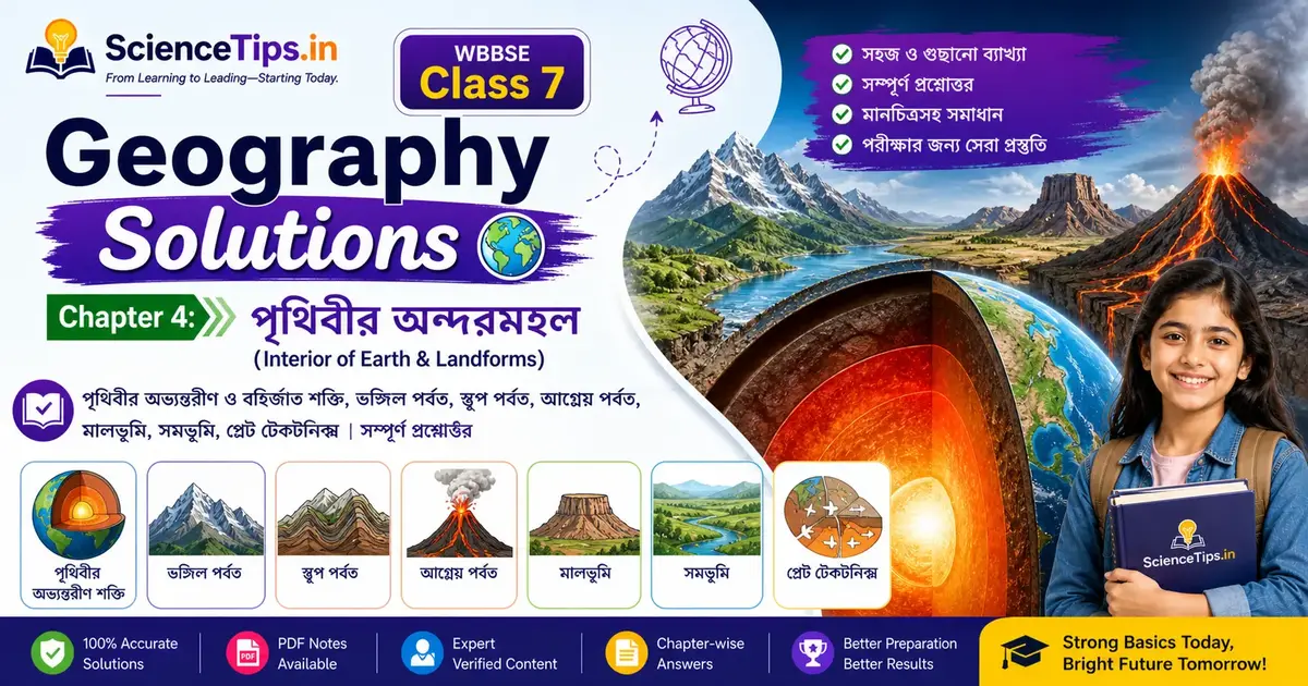 Class 7 Geography Chapter 4 পৃথিবীর অন্দরমহল