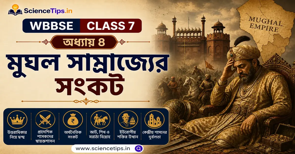 মুঘল সাম্রাজ্যের সংকট - Class 7 History Chapter 8