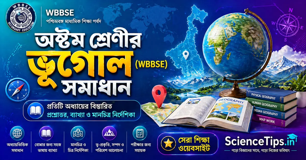 WBBSE Class 8 Geography Complete Solutions 2026 - পৃথিবী, জলবায়ু ও মহাদেশ
