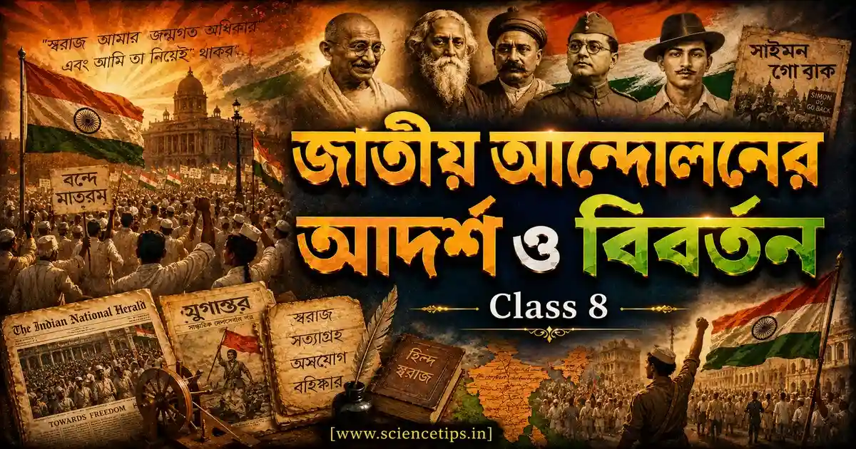 Class 8 History Chapter 7 জাতীয় আন্দোলনের আদর্শ ও বিবর্তন