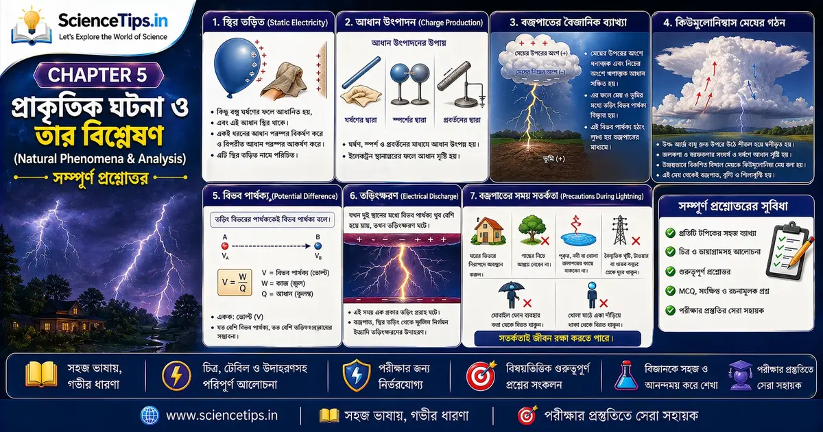 Class 8 Chapter 5 প্রাকৃতিক ঘটনা ও তার বিশ্লেষণ