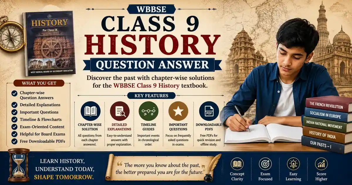 WBBSE Class 9 History Complete Solutions 2026 - নবম শ্রেণীর ইতিহাস