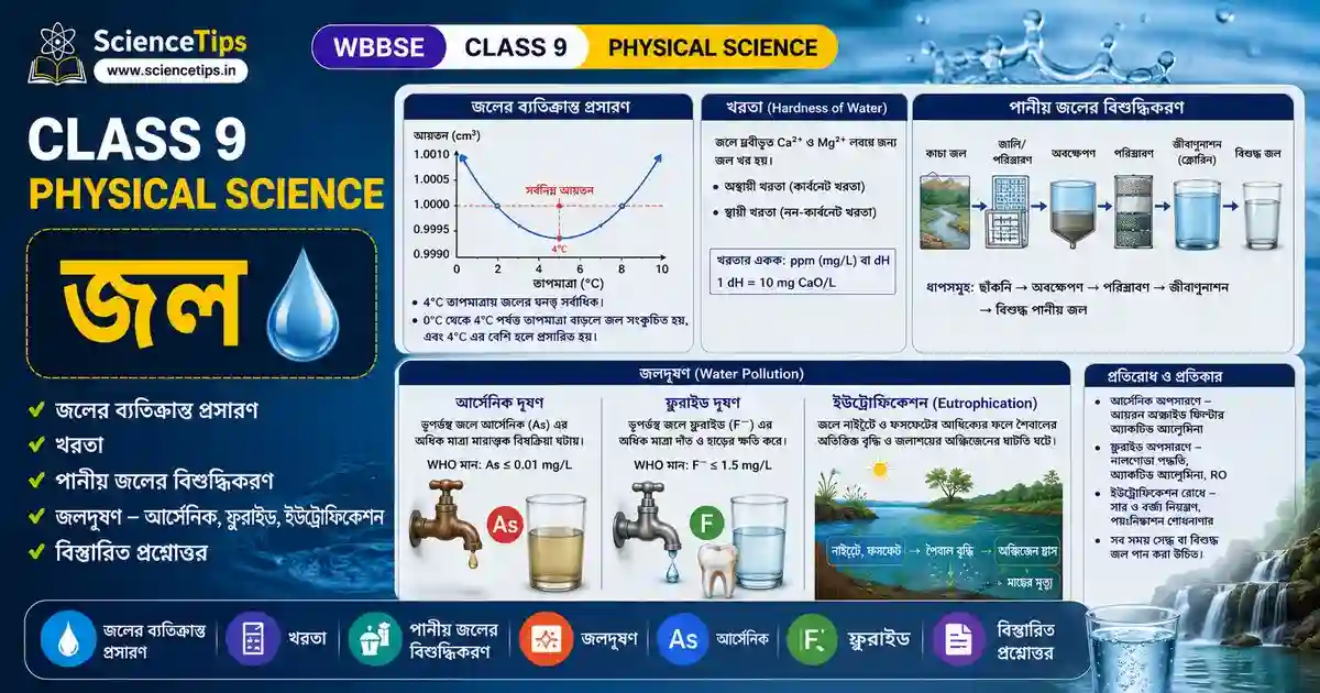 Class 9 Physical Science Water | WBBSE