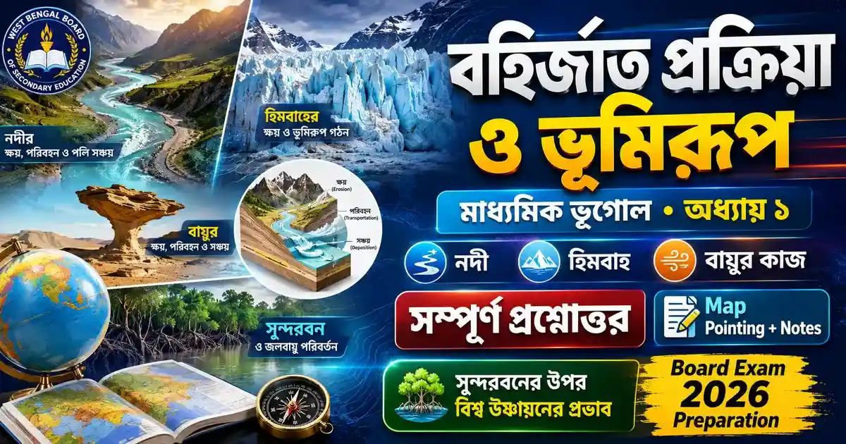Chapter 1: বহির্জাত প্রক্রিয়া | Madhyamik Geography
