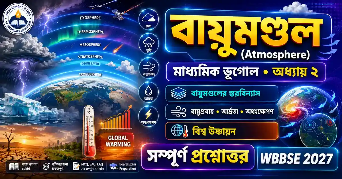 Chapter 2: বায়ুমণ্ডল | Madhyamik Geography