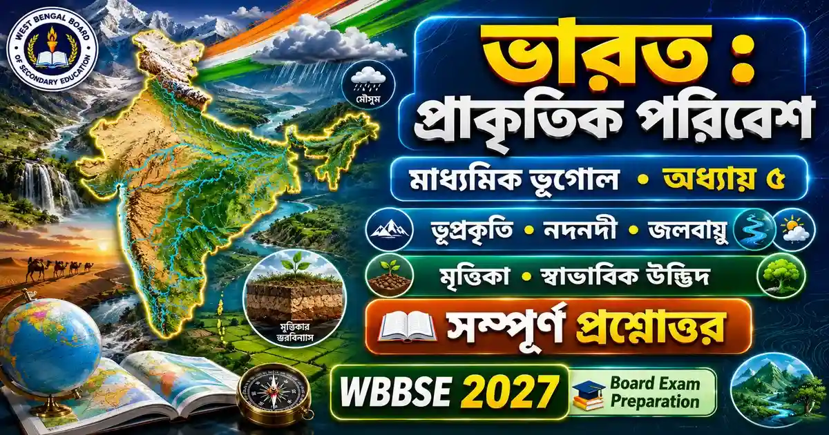Chapter 5: ভারত প্রাকৃতিক পরিবেশ | Madhyamik Geography
