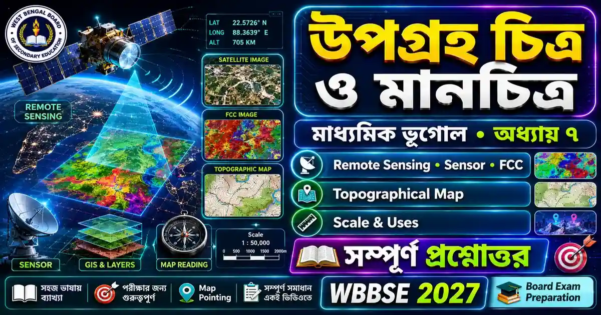 Chapter 7: উপগ্রহ চিত্র ও মানচিত্র | Madhyamik Geography