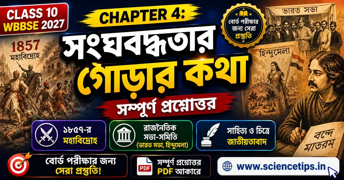 Chapter 4: সংঘবদ্ধতার গোড়ার কথা | Madhyamik History