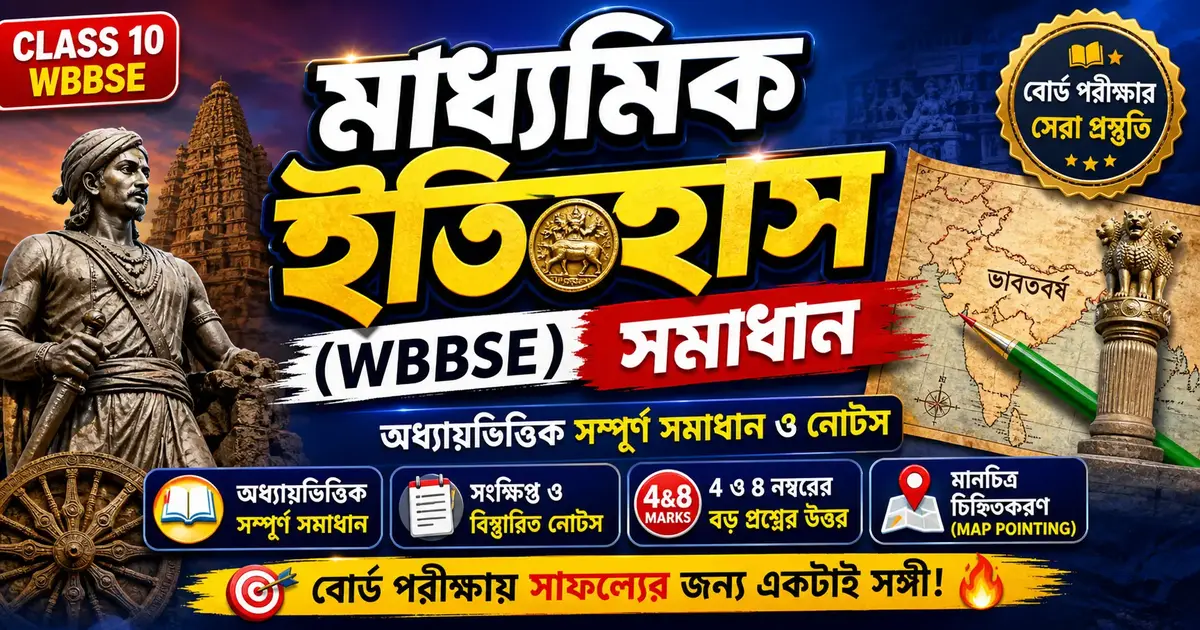 Madhyamik History Complete Solutions 2027 - মাধ্যমিক ইতিহাস