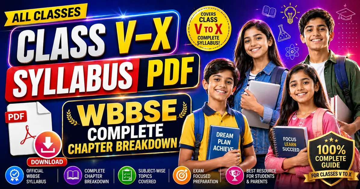 WBBSE Syllabus Download 2025