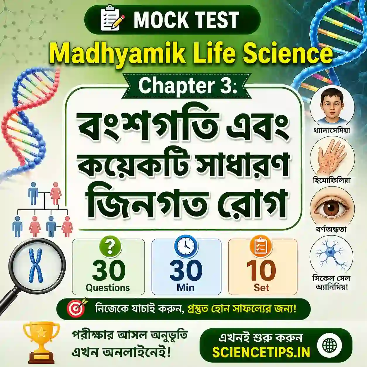 Madhyamik Life Science Chapter 3 Mock Test