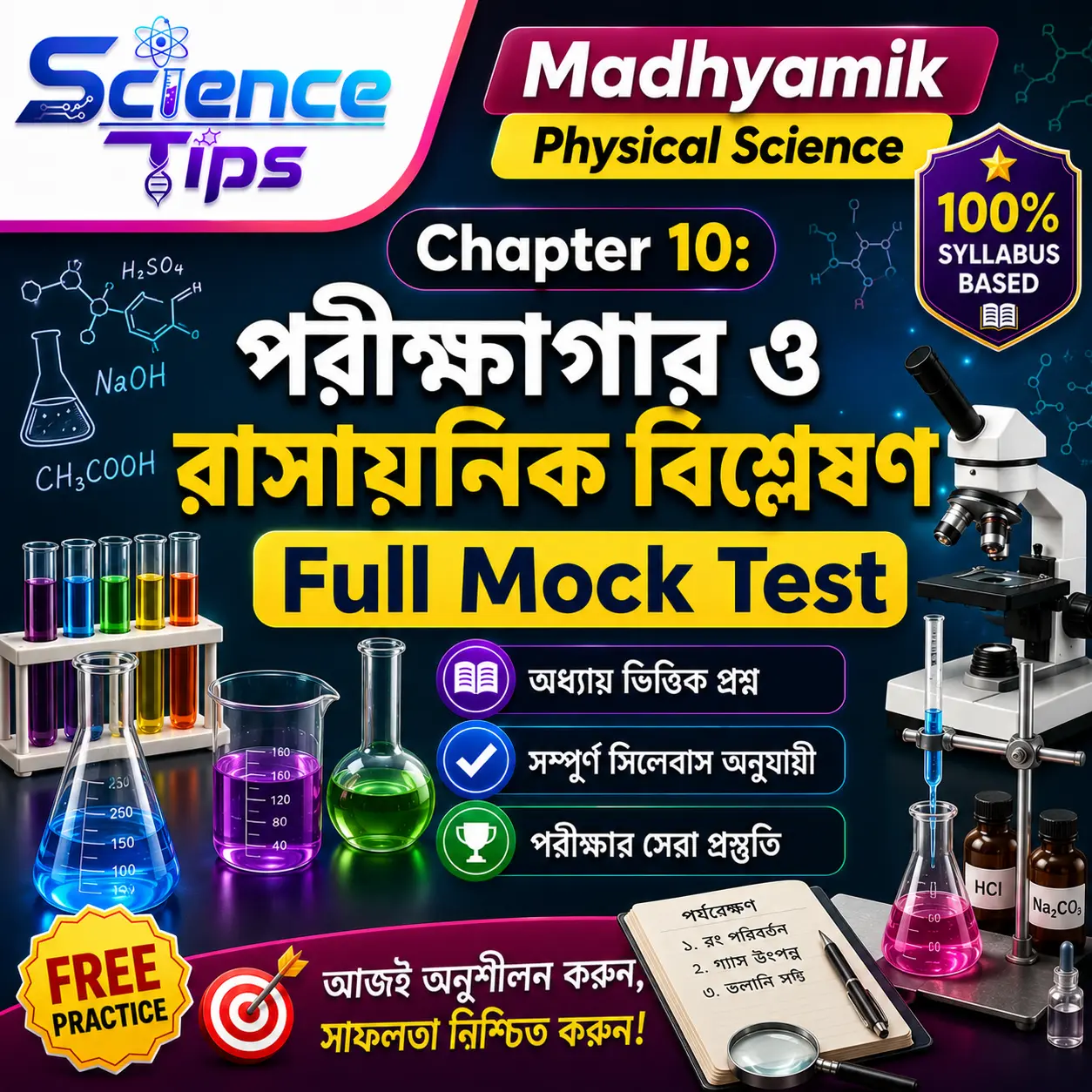 Madhyamik Physical Science Chapter 10 Mock Test